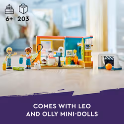 Lego Friends Leo's Room 41754  Baking Themed Bedroom Playset  Collecti