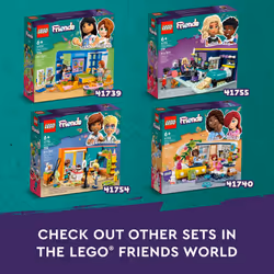 Lego Friends Leo's Room 41754  Baking Themed Bedroom Playset  Collecti - Additional view 4