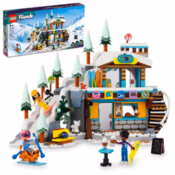 LEGO Friends Holiday Ski Slope and Caf? 41756 Building Toy Set Creative Fun for Ages 9+ with 3 Mini-Dolls and Lots of Access ...