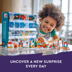 LEGO Friends 2023 Advent Calendar 41758 Christmas Holiday Countdown Playset  24 Collectible Daily Surprises Including 2 Mini-Dolls and 8 Pet Figures