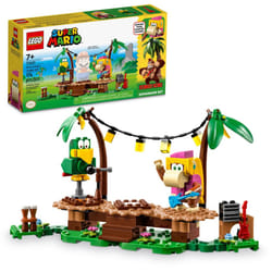 LEGO Super Mario Dixie Kongs Jungle Jam Expansion Set 71421  Super Mario Gift Set for Boys and Girls Ages 7-9  Buildable Toy Game Featuring 2 Brick Bu