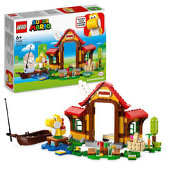 LEGO 71422 Super Mario Mario Picnic Expansion Set  Building Toy with Yoshi Figure  Combine with Starter Pack  Gift Idea for Children  Boys and Girls a