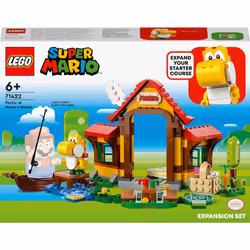 LEGO 71422 Super Mario Mario Picnic Expansion Set  Building Toy with Yoshi Figure  Combine with Starter Pack  Gift Idea for Children  Boys and Girls a