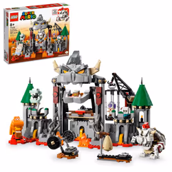 LEGO Super Mario Dry Bowser Castle Battle Expansion Set Buildable Game with 5 Super Mario Figures Collectible Playset to Co ...
