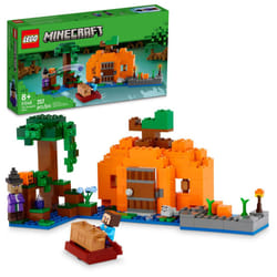 LEGO Minecraft The Pumpkin Farm - Building Toy for Kids Age 8+ - Toy for Boys  Girls  & Gamers W/Steve Minifigure  Witch  & More - 21248