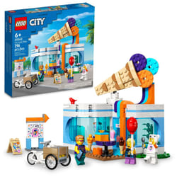 LEGO City Ice-Cream Shop 60363 Building Toy Set  Includes a Cargo Bike  3 Minifigures and Lots of Fun Features and Accessories for Imaginative Role Pl
