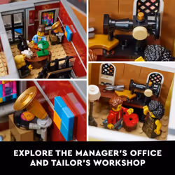 LEGO Icons Jazz Club 10312 Building Set for Adults and Teens  A Collectible Gift for Musicians  Music Lovers  and Jazz Fans  Includes 5 Detailed Rooms