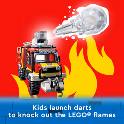 LEGO City Fire Command Unit 60374  Rescue Fire Engine Toy Set  Ultramo