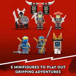 LEGO NINJAGO Jays Titan Mech 71785  Large Action Figure Set  Battle To