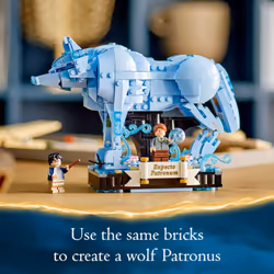 Lego Harry Potter Expecto Patronum 76414 Collectible 2-in-1 Building Set; Birthday Gift Idea for Teens or Fans Aged 14 and Up; Build and Display Patro