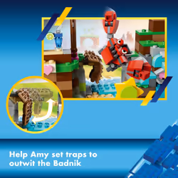 LEGO Sonic The Hedgehog Amys Animal Rescue Island 76992 Building Toy Set  Sonic Adventure Toy with 6 Characters and Accessories for Creative Role Play