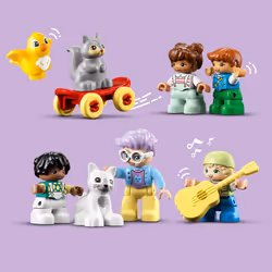 LEGO DUPLO 3in1 Tree House 10993 Creative Building Toy for Toddlers  Includes 8 Figures for Teaching Social Skills  Playing Together and Group Play  G