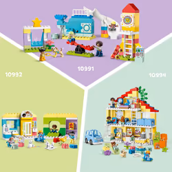 LEGO DUPLO 3in1 Tree House 10993 Creative Building Toy for Toddlers  Includes 8 Figures for Teaching Social Skills  Playing Together and Group Play  G - Additional view 4