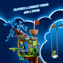 LEGO DREAMZzz Fantastical Tree House 71461 Features 3 Detailed Rooms