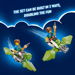 LEGO DREAMZzz Grimkeeper The Cage Monster 71455 Building Toy Transforms from Z-Blob Robot to Mini-Plane to Hoverbike  Great for Imaginative and Preten - Additional view 2