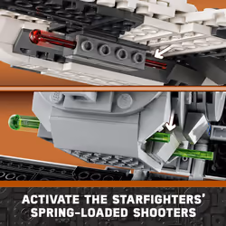 Lego Star Wars Mandalorian Fang Fighter vs. TIE Interceptor 75348 Buil