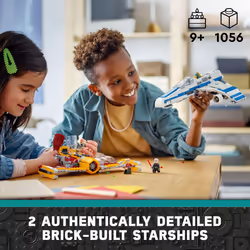 Lego Star Wars: Ahsoka New Republic E-Wing vs. Shin Hatis Starfighter - Additional view 4