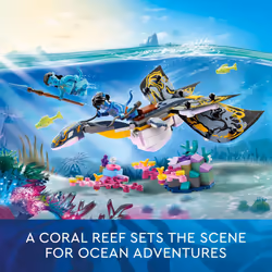 LEGO Avatar Ilu Discovery 75575  The Way of Water Movie Building Toy Ocean Set  Animal-Like Underwater Creature Figure  Collectible Display Idea for K