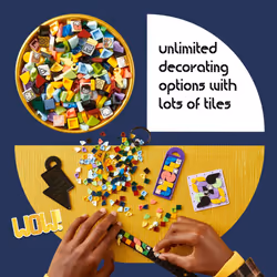 LEGO DOTS Hogwarts Accessories Pack 41808  Harry Potter Themed Jewelry Making Kit with Bracelet  2 Bag Tags and Stich-on Patch  DIY Craft Toy Set for