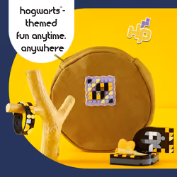 LEGO DOTS Hogwarts Accessories Pack 41808  Harry Potter Themed Jewelry Making Kit with Bracelet  2 Bag Tags and Stich-on Patch  DIY Craft Toy Set for