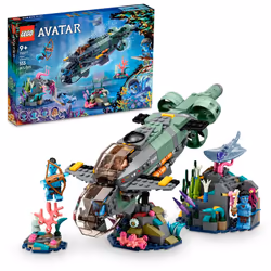 LEGO Avatar: The Way of Water Mako Submarine 75577 Buildable Toy Model  Underwater Ocean Set with Alien Fish and Stingray Fig ...