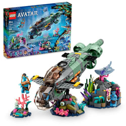 LEGO Avatar: The Way of Water Mako Submarine 75577 Buildable Toy Model  Underwater Ocean Set with Alien Fish and Stingray Figures  Movie Gift for Kids