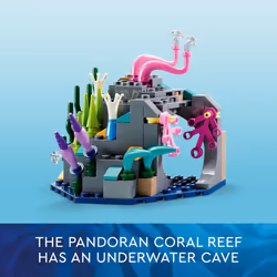LEGO Avatar: The Way of Water Mako Submarine 75577 Buildable Toy Model  Underwater Ocean Set with Alien Fish and Stingray Figures  Movie Gift for Kids