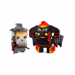 Lego BrickHeadz 40631 Gandalf the Grey & Balrog Set