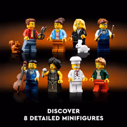 LEGO Icons Jazz Club 10312 Building Set for Adults and Teens  A Collectible Gift for Musicians  Music Lovers  and Jazz Fans  Includes 5 Detailed Rooms