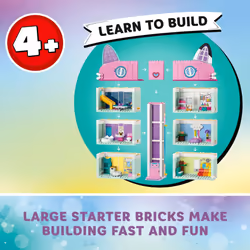 Lego Gabbys Dollhouse 10788 Building Toy Set  8-Room Playhouse with Purrfect Details and Popular Characters from The Show  Including Gabby  Pandy Paws