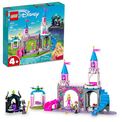 LEGO Disney Princess Aurora's Castle Building Toy Set 43211 Disney Princess Toy with Sleeping Beauty  Prince Philip and Maleficent Mini-Doll Figures