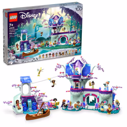 LEGO Disney The Enchanted Treehouse Buildable 2-Level Tree House with 13 Princess Mini-Dolls Including Jasmine Elsa and Moan ...