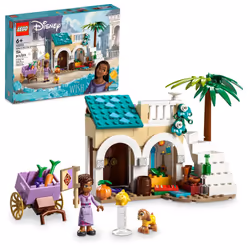 LEGO Disney Wish: Asha in The City of Rosas 43223 Building Toy Set A Buildable Model from The Disney Movie to Inspire Advent ...
