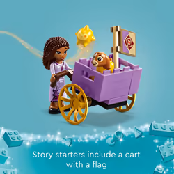 LEGO Disney Wish: Asha in The City of Rosas 43223 Building Toy Set  A Buildable Model from The Disney Movie to Inspire Adventures and Creative Play  A - Additional view 4