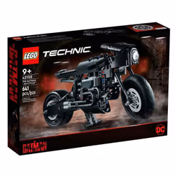Lego Technic The Batman - BATCYCLE Set 42155  Collectible Toy Motorcycle  Scale Model Building Kit of The Iconic Super Hero B ...
