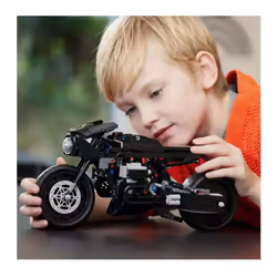 Lego Technic The Batman - BATCYCLE Set 42155  Collectible Toy Motorcycle  Scale Model Building Kit of The Iconic Super Hero Bike from 2022 Movie - Additional view 4
