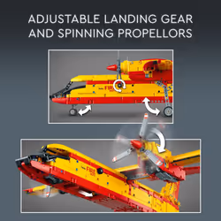 LEGO Technic Firefighter Aircraft Building Toy  Model Airplane Set 421