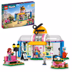 LEGO Friends Toy Hair Salon Building Toy - Hairdressing Set with Paisley & Olly Mini-Dolls Creative Pretend Play Spa with Ac ...