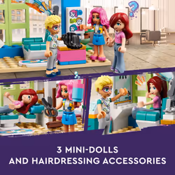 LEGO Friends Toy Hair Salon Building Toy - Hairdressing Set with Paisley & Olly Mini-Dolls  Creative Pretend Play Spa with Accessories  Fun for Boys