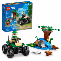 LEGO City ATV and Otter Habitat 60394 Off-Roader Quad Bike Toy Car fo