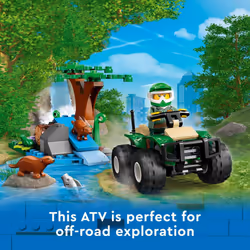 LEGO City ATV and Otter Habitat  60394 Off-Roader Quad Bike Toy Car fo