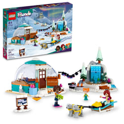 LEGO Friends Igloo Holiday Adventure 41760 Building Toy Set for Ages 8+  with 3 Dolls  2 Dog Characters  A Winter Themed Gift for Kids 8-10 Who Love S