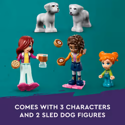 LEGO Friends Igloo Holiday Adventure 41760 Building Toy Set for Ages 8+  with 3 Dolls  2 Dog Characters  A Winter Themed Gift for Kids 8-10 Who Love S - Additional view 4
