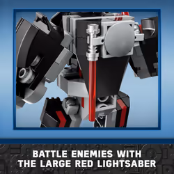 LEGO Star Wars Darth Vader Mech 75368 Buildable Star Wars Action Figure  This Collectible Star Wars Toy for Kids Ages 6 and Up Features an Opening Coc