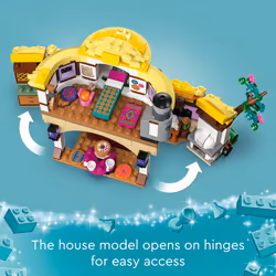 LEGO Disney Wish: Ashas Cottage 43231 Building Toy Set  A Cottage for Role-Playing Life in The Hamlet  Collectible Gift This Holiday for Fan