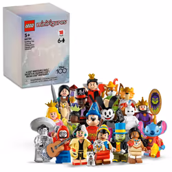 LEGO Minifigures Disney 100 6 Pack 66734 Limited Edition Collectible Figures  Surprise Buildable Disney Characters for Role P ...