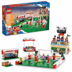 LEGO Icons of Play Soccer Toy  Detailed Building Set for Girls and Boys with 15 Minifigures  Also Includes a Field  Stand and ...