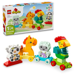 LEGO DUPLO My First Animal Train Building Set and Horse Toy  Educational Toy for Toddlers Ages 1-3 with 4 Animal Figures  Creative Nature Toy Birthday