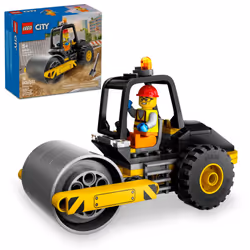 LEGO City Construction Steamroller Toy Playset Fun Gift Construction Toy Set for Kids Aged 5 Years Old Plus Model Truck wi ...