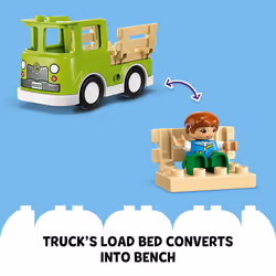 LEGO DUPLO Town Caring for Bees & Beehives Preschool Kids Learning Toy  2 Figures and a Drivable Truck  STEM Toy  Build-and-Rebuild Educational Set fo - Additional view 4